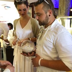 Miss Südtirol Felicia Gamper und Ihr Freund beim raten.