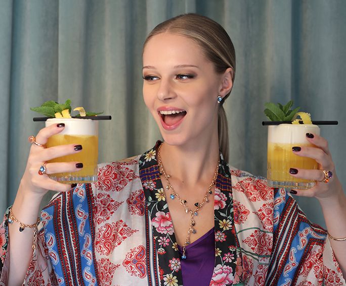 Orecchini Pendenti Acrilico Tropicale Tucano: Divertenti A Forma Di Cocktail E Margarita, Gioielli Estivi Per Donna