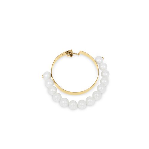 Orecchini Donna Miluna Parure Perle Coltivate Diametro 6,5mm Diamanti 0,01ct PER